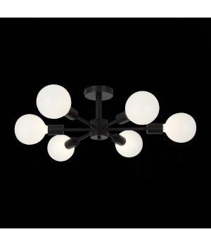 SL419.402.06 Люстра потолочная Черный E27 6*60W ANO-foto19