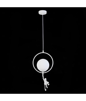 SLE115113-01 Светильник подвесной Белый/Белый E27 1*60W TENATO-foto5