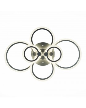 SLE500592-06 Светильник потолочный Серебристый/Белый LED 1*132W 3000-6000K CERINA-foto5