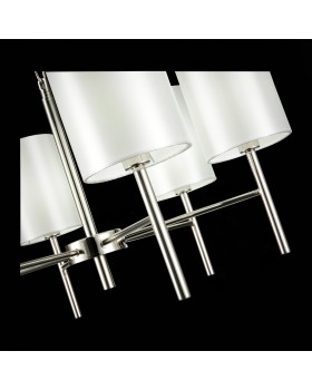 SLE107303-06 Светильник подвесной Никель/Белый E14 6*40W NOIA-foto6