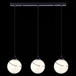 SLE103143-03 Светильник подвесной Черный/Белый E27 3*60W SATTURO-foto5