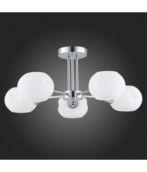 SLE104302-05 Люстра потолочная Хром/Белый E14 5*40W LANTA-foto6