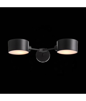 SLE183401-02 Светильник настенный Черный/Черный E14 2*60W GIMENTO-foto5