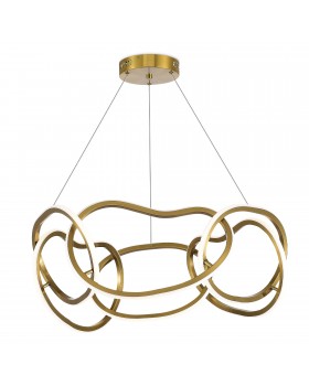 SL6505.203.63 Светильник подвесной ST-Luce Золотистый/Золотистый LED 1*63W 4000K ABRA