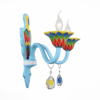 SL674.781.02 Бра ST-Luce Разноцветный/Разноцветный E14 2*40W ORNATO-foto3