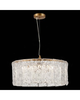 SLE283203-06 Люстра подвесная Золотистый/Прозрачный E27 6*40W RIDA-foto4