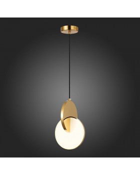 SL6107.213.01 Светильник подвесной ST-Luce Золотистый/Белый Золотистый LED 1*12W 3000K Eclisse-foto6