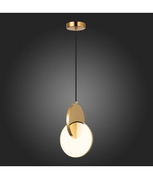 SL6107.213.01 Светильник подвесной ST-Luce Золотистый/Белый Золотистый LED 1*12W 3000K Eclisse-foto6