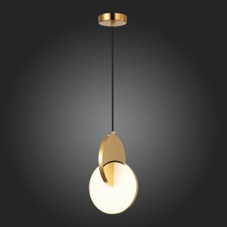 SL6107.213.01 Светильник подвесной ST-Luce Золотистый/Белый Золотистый LED 1*12W 3000K Eclisse-foto6
