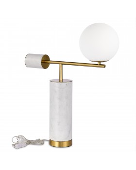 SL1008.504.01 Прикроватная лампа ST-Luce Латунь,Белый/Белый G9 1*5W DANESE-foto2