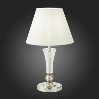 SLE105504-01 Прикроватная лампа Никель/Белый E14 1*40W REIMO-foto5