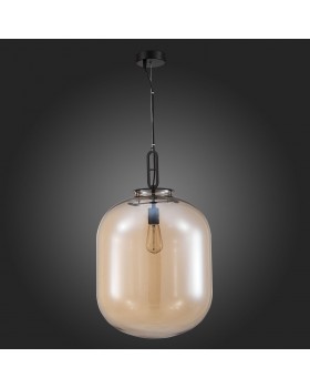 SL1050.423.01 Светильник подвесной ST-Luce Черный/Коньячный E27 1*40W BURASCA-foto4