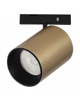 ST671.336.09 Магнитный трековый светильник Латунь LED 1*9W 3000K 500Lm Ra>90 36° IP20 D45xH63 24V SUPER5-foto3