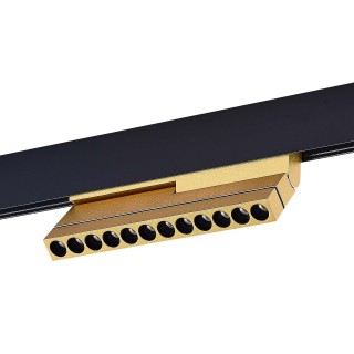 ST805.246.12 Магнитный трековый светильник Золотистый LED 1*12W 4000K 550Lm Ra>90 36° IP20 L220xW22xH117 48VV SKYLINE 48-foto2