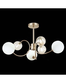 SLE220922-06 Люстра потолочная Золотистый/Белый, Янтарный G9 6*5W FORMAE-foto4