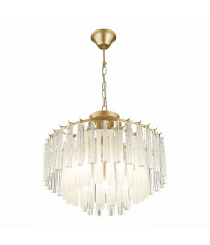 SLE260103-05 Люстра подвесная Шампань/Шампань, Прозрачный E14 5*40W REGGIO-foto3