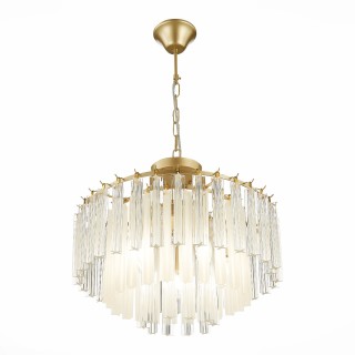 SLE260103-05 Люстра подвесная Шампань/Шампань, Прозрачный E14 5*40W REGGIO-foto3