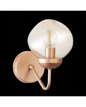 SLE155701-01 Бра Золотистый/Янтарный E14 1*40W MORE-foto4