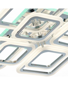 SLE200412-08RGB Светильник потолочный Хром/Белый LED 1*176W RGB 10W 3000-6000K QUTRO-foto5