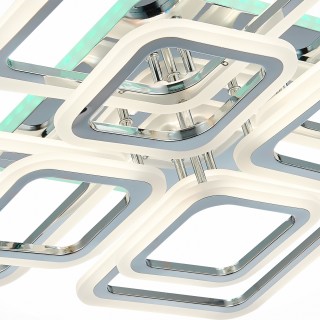 SLE200412-08RGB Светильник потолочный Хром/Белый LED 1*176W RGB 10W 3000-6000K QUTRO-foto5