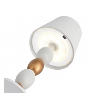 SL1011.514.01 Прикроватная лампа ST-Luce Белый, Золотистый/Белый LED 1*3W 3000-6000K EASE-foto4