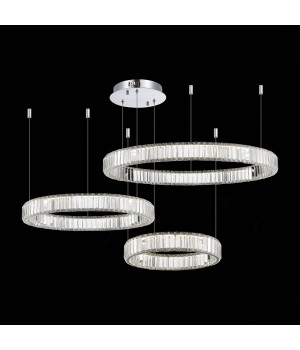 SL1622.113.03 Люстра подвесная ST-Luce Хром/Прозрачный LED 1*122W 4000K TIVOLI-foto3