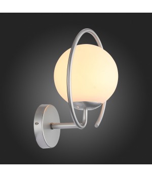 SL418.101.01 Бра Серебристый/Белый E27 1*60W GALIO-foto9