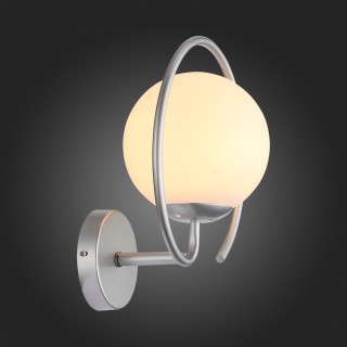 SL418.101.01 Бра Серебристый/Белый E27 1*60W GALIO-foto9