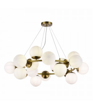 SLE1191-203-20 Люстра подвесная Золотистый/Белый E27 20*60W FRATTA-foto3