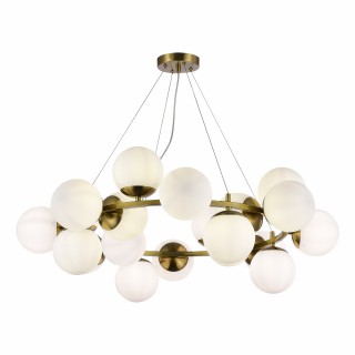 SLE1191-203-20 Люстра подвесная Золотистый/Белый E27 20*60W FRATTA-foto3