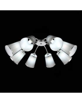 SLE103002-08 Люстра потолочная Хром/Черный E14 8*40W MALEONTE-foto9