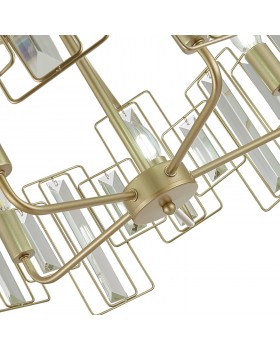 SLE103403-05 Люстра подвесная Шампань/Прозрачный E14 5*40W GIANO-foto10