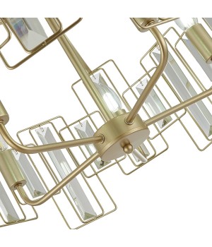 SLE103403-05 Люстра подвесная Шампань/Прозрачный E14 5*40W GIANO-foto10