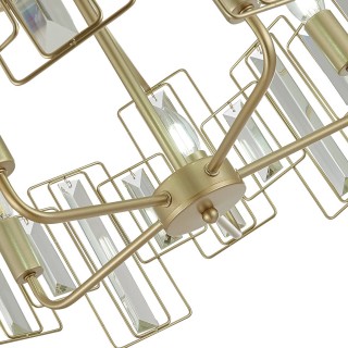 SLE103403-05 Люстра подвесная Шампань/Прозрачный E14 5*40W GIANO-foto10