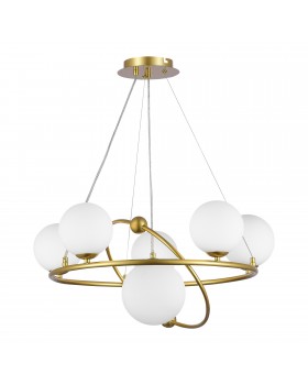 SLE2210-203-06 Люстра подвесная Золотой/Белый G9 6*5W ARTU-foto2