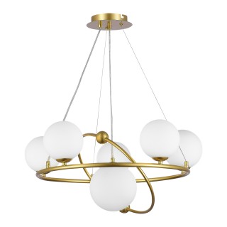 SLE2210-203-06 Люстра подвесная Золотой/Белый G9 6*5W ARTU-foto2