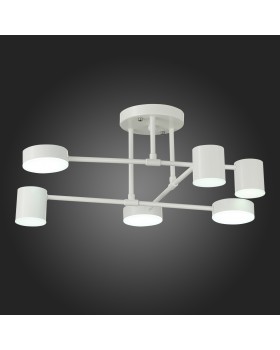 SLE201052-06 Люстра потолочная Белый/Белый LED 6*7W 4000K NOBEL-foto11