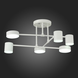 SLE201052-06 Люстра потолочная Белый/Белый LED 6*7W 4000K NOBEL-foto11