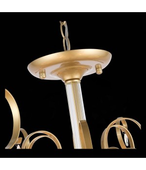 SL177.203.06 Люстра подвесная, потолочная Золотистый/Белый E14 6*40W AZZURRO-foto6