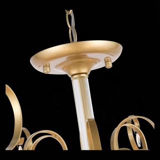 SL177.203.06 Люстра подвесная, потолочная Золотистый/Белый E14 6*40W AZZURRO-foto6