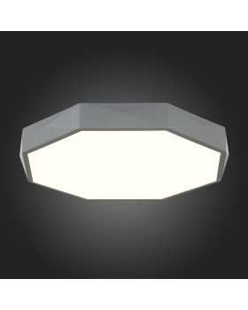 SLE200872-01 Светильник потолочный Серый/Белый LED 1*45W 3000K/4000K/6000K RONDO-foto5