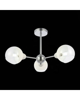 SLE102702-03 Люстра потолочная Хром/Прозрачный, Матовый никель E14 3*40W GIORTE-foto4