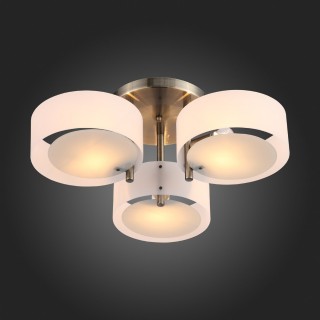 SL483.352.03 Светильник потолочный Бронза/Белый E27 3*60W FORESTA-foto4