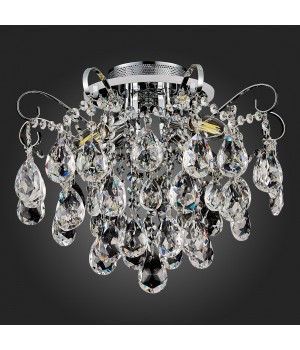 SLE160002-04 Светильник потолочный Хром/Прозрачный E14, LED 4+1*40/5(подсветка)W LITERO-foto15