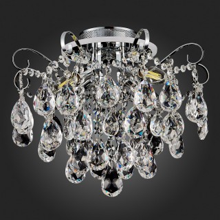 SLE160002-04 Светильник потолочный Хром/Прозрачный E14, LED 4+1*40/5(подсветка)W LITERO-foto15