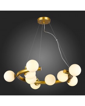 SL1185.203.09 Светильник подвесной ST-Luce Золотистый/Белый G9 9*5W ASOLO-foto5