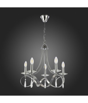 SLE120203-05 Светильник подвесной Хром E14 5*40W FILATTA-foto8