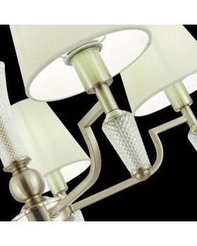 SLE105503-05 Люстра подвесная Никель/Белый E14 5*40W REIMO-foto6