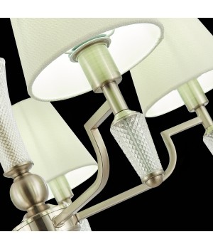 SLE105503-05 Люстра подвесная Никель/Белый E14 5*40W REIMO-foto6