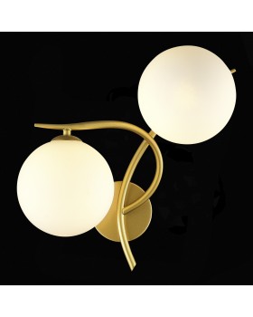 SLE2210-201-02 Бра Золотой/Белый G9 2*5W ARTU-foto3